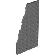 Lego Wedge Plate 6 x 12 Left / Dark Bluish Gray