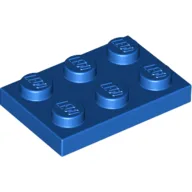 Plate 2 x 3 / Blue