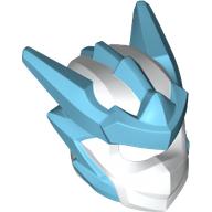 Lego Wrap with Dark Azure Spikes / White
