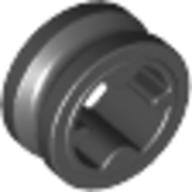 Lego Technic Bush 1/2 Smooth with Axle Hole Reduced / Black