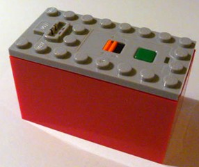Lego Electric 9V Battery Box Power Functions (Non-Rechargeable) with Red Bottom