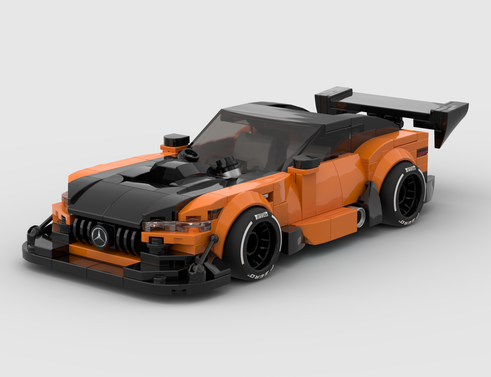 Lego 2025 Mercedes-Benz AMG GT Black Series Custom