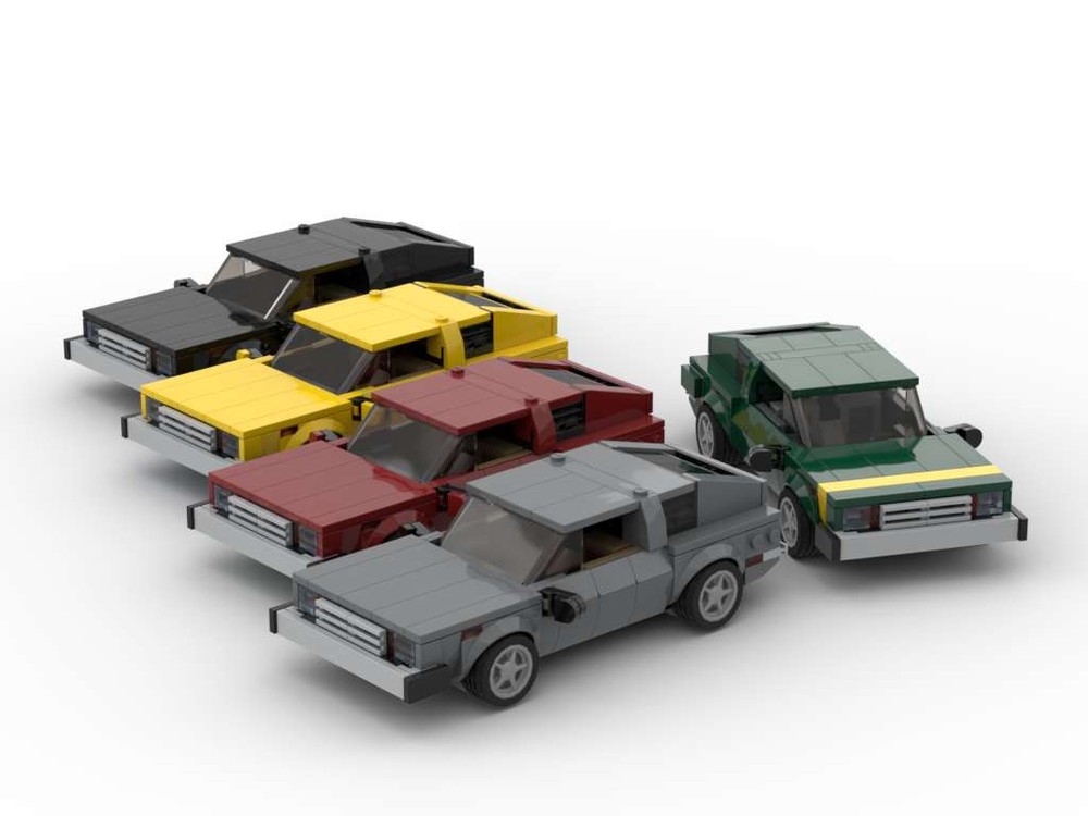 Lego Built Tough Pinto - Set of Five Colors