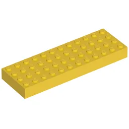 Brick 4 x 12 / Yellow