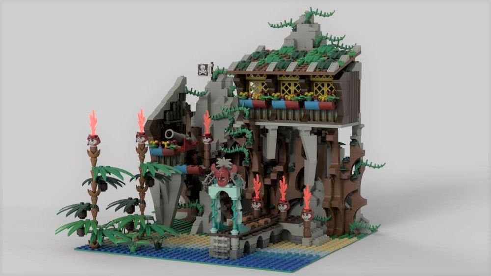 Lego Pirates Treehouse Wall
