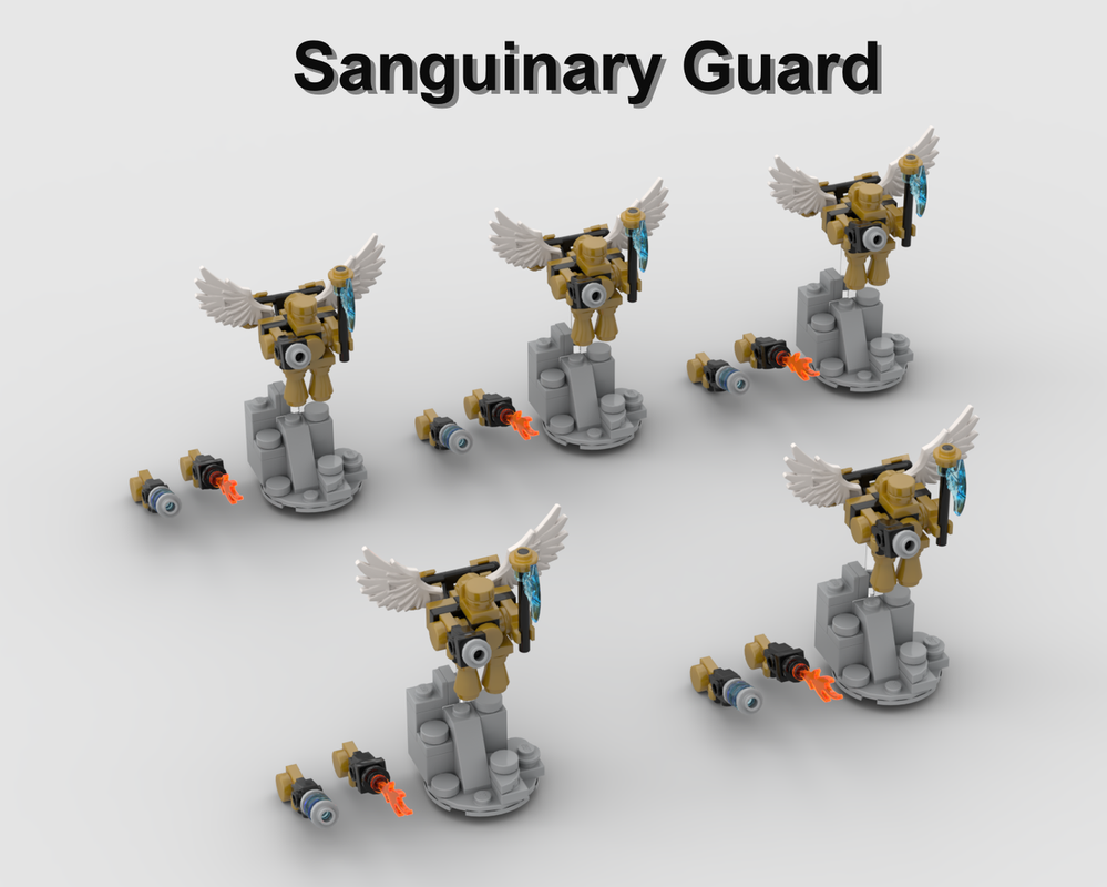 Lego Blood Angels Sanguinary Guard