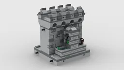 Mini-Medieval-Modulars 29 - "Wall & Fountain"