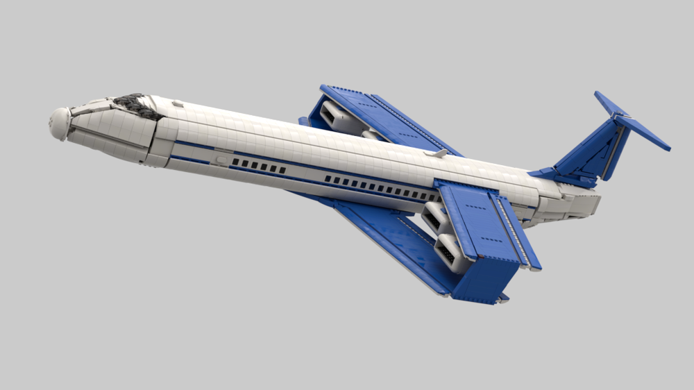 Lego Futuristic passenger plane