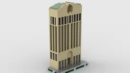 skyscraper modular Sony Center building in New York
