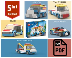 Lego 60253 Builders Pack 5 in 1 PDF instructions