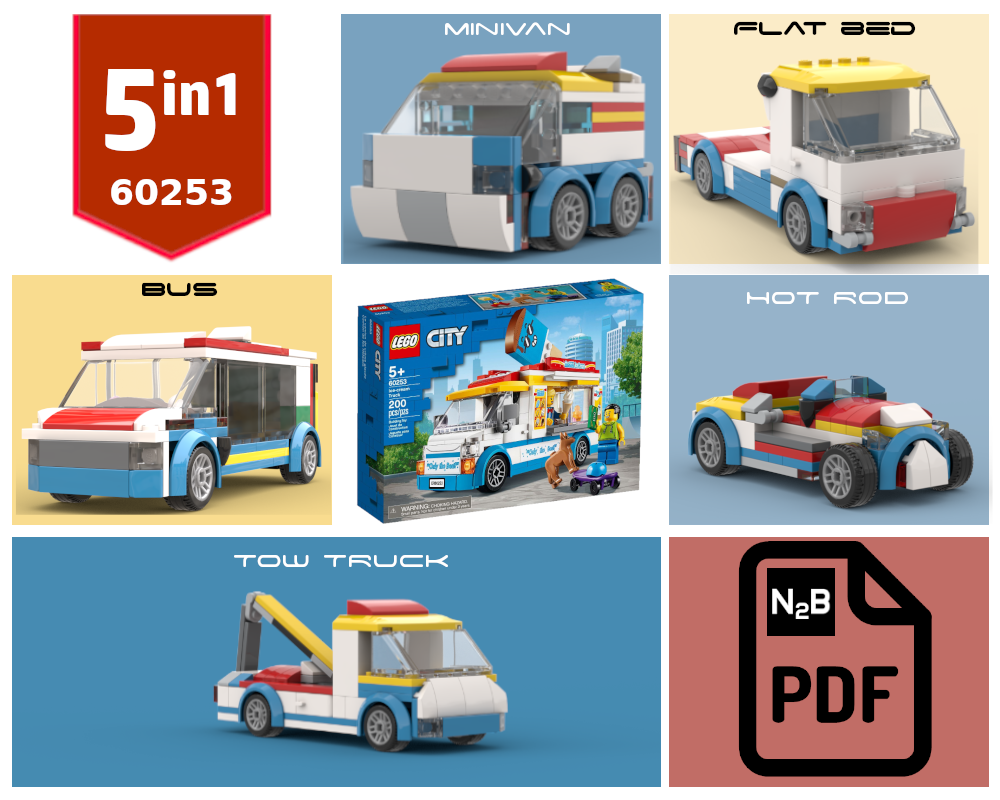 Lego 60253 Builders Pack 5 in 1 PDF instructions