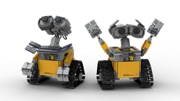 21303 WALL-E Solar panel & eyebrow mod