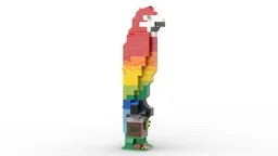 11020 Rainbow parrot