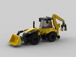 Hi-Rail Backhoe Loader