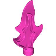 Lego Duplo Wave (Fire, Water, Flame) 2 x 1 x 5 with Non-Marbled Tip / Dark Pink