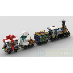 10361 Holiday Express Train motorized with Power Function and improved