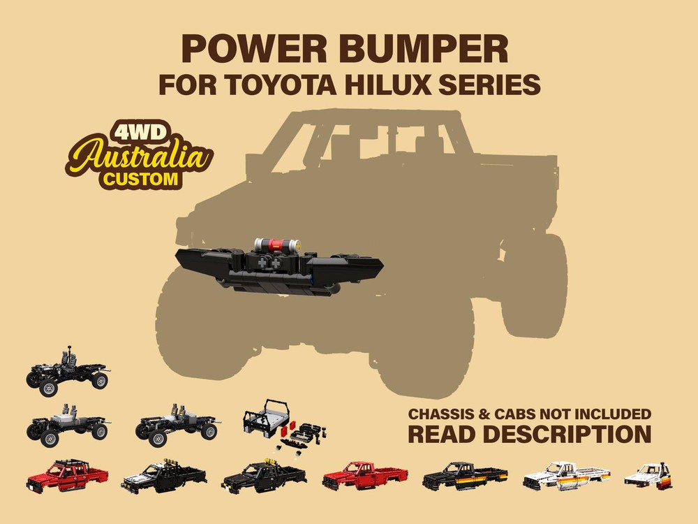 Lego Power Bumper for TOYOTA Hilux