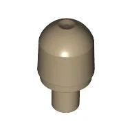 Light Cover with Internal Bar / Bionicle Barraki Eye with Hole in Bar / Dark Tan