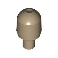 Lego Light Cover with Internal Bar / Bionicle Barraki Eye with Hole in Bar / Dark Tan