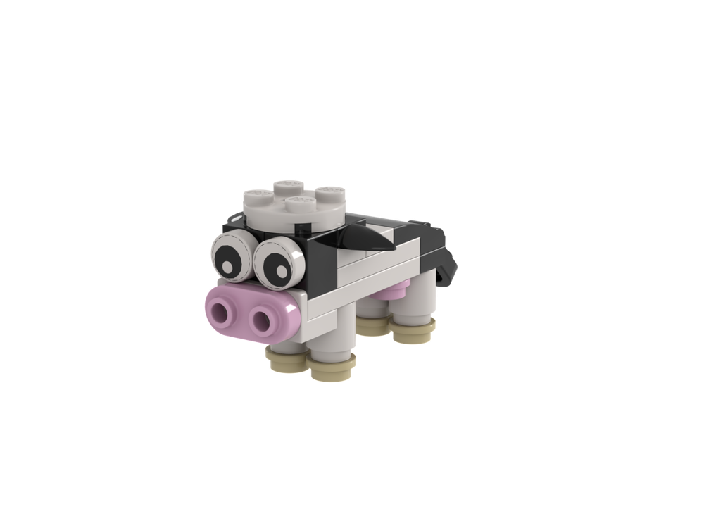 Lego Easy LEGO® Farm Animal – Cow (26 parts, Simple Build for Kids & Beginners)