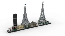 21044 Eiffel tower display