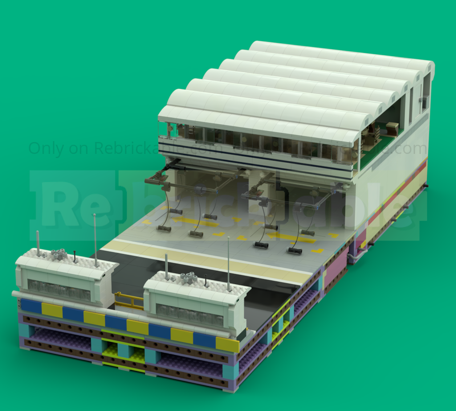 Lego Pit Lane pneumatic