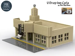 U Drop Inn Cafe - Get Your Bricks on Route 66