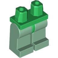 Lego Hips and Sand Green Legs / Green