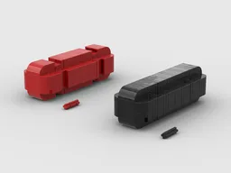 Upscaled technic axle 2L