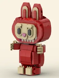 Cute Monster Brick Figure