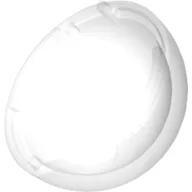 Dome Hemisphere 2 x 2 with Cutout / Trans-Clear