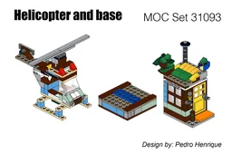 Helicopter and base - MOC 31093