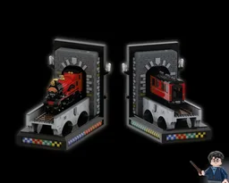 Hogsmeade Train - Bookends