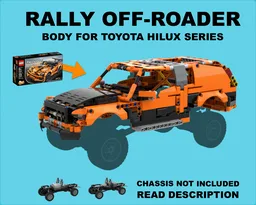 Rally Off-roader Chevota 42093| Hilux chassis body alternate of LEGO Technic 42093