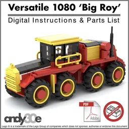Versatile 1080 'Big Roy' Articulated High-Horsepower Concept Tractor