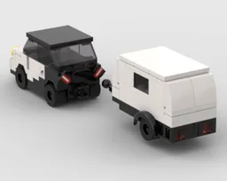 CAR WITH CARAVAN