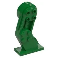 Mech Leg, Left, with Black Pin / Green
