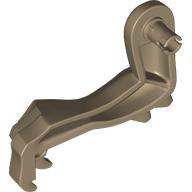Lego Animal Body Part, Dinosaur, Indominus Rex Arm, Right, with Elbow Spikes [PLAIN] / Dark Tan