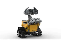 WALL-E 21303 modification bundle: body, tracks, solar panel, eyebrows & hands
