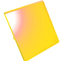 Glass for Window 4 x 4 x 3 Roof / Trans-Yellow