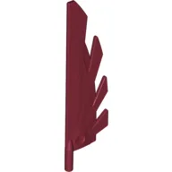 Creature Body Part, Wing 9L with Stylized Feathers / Dark Red