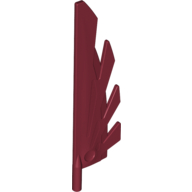 Lego Creature Body Part, Wing 9L with Stylized Feathers / Dark Red