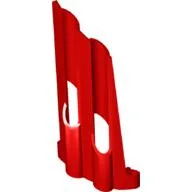 Technic Panel Fairing # 3 Large Long, Large Holes, Side A / Red