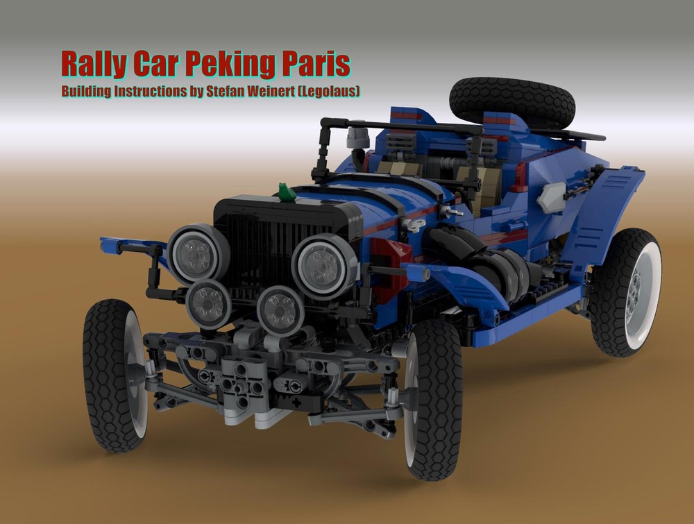 Lego Rally Car Peking Paris (RC Version)