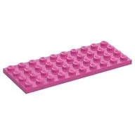 Plate 4 x 10 / Medium Dark Pink