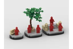 Minifig round display THEED