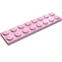 Plate 2 x 8 / Bright Pink