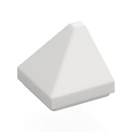 Lego Brick Sloped 30° 1 x 1 x 2/3 Double Corner / White