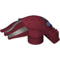Lego Minifig Head Special, Barraki Kalmah / Dark Red