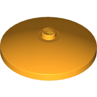 Lego Dish 4 x 4 Inverted [Radar] / Bright Light Orange